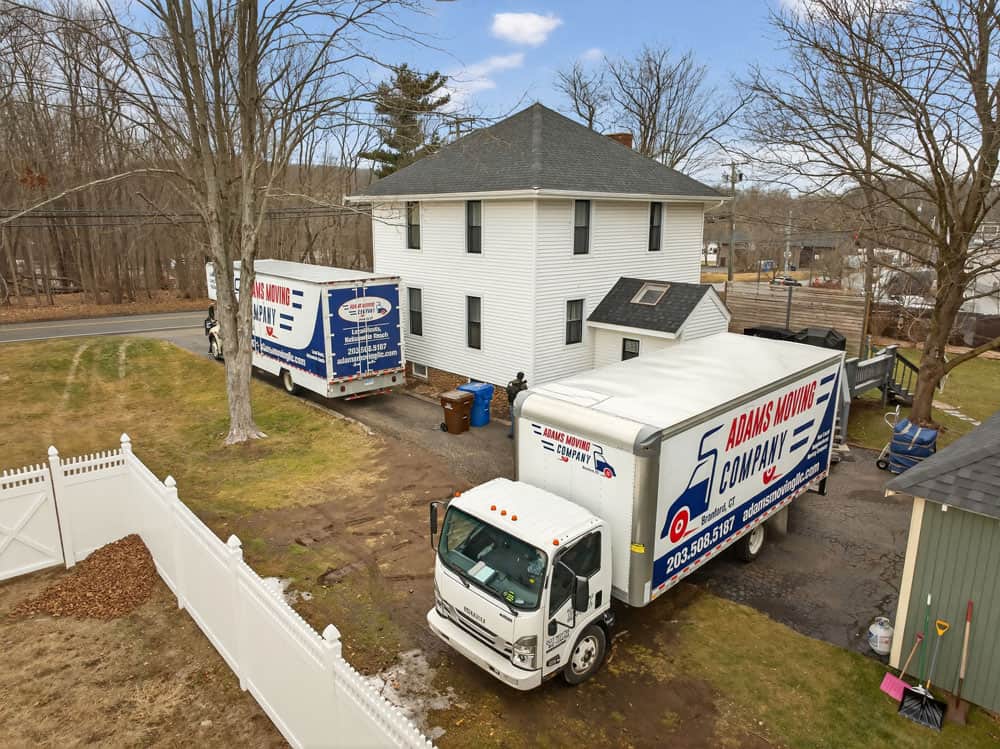 moving day with Adams Moving Company